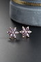 Heliophilia Silver Pendientes de Plata de Ley 925 con Baño de Oro Rosa y Circón